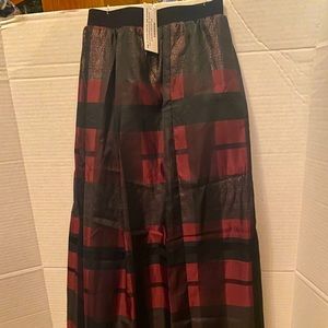Joan Rivers Plaid Maxi Skirt